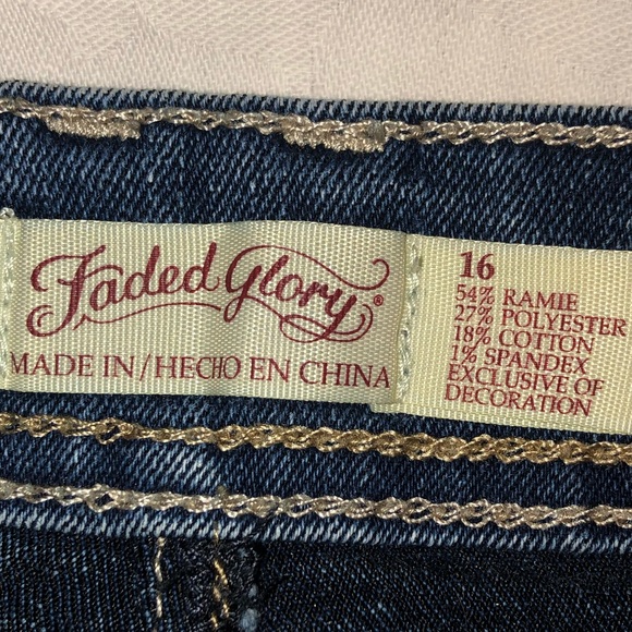 Faded Glory Stretchy Bootcut Jeans - Picture 3 of 4